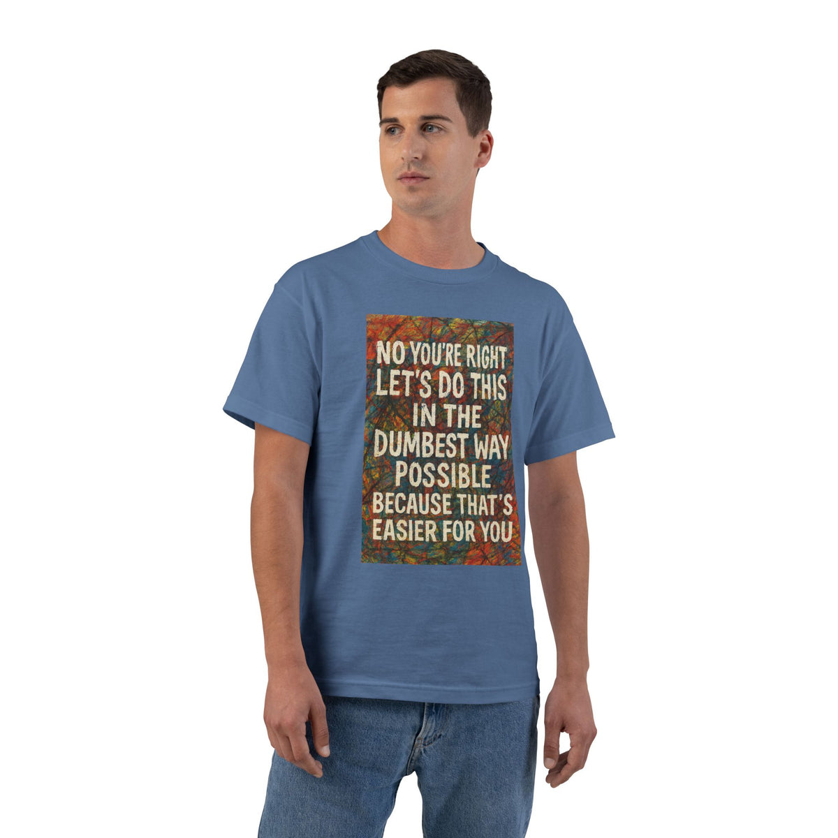 Easier For You Men's Short-Sleeve Crewneck Tee