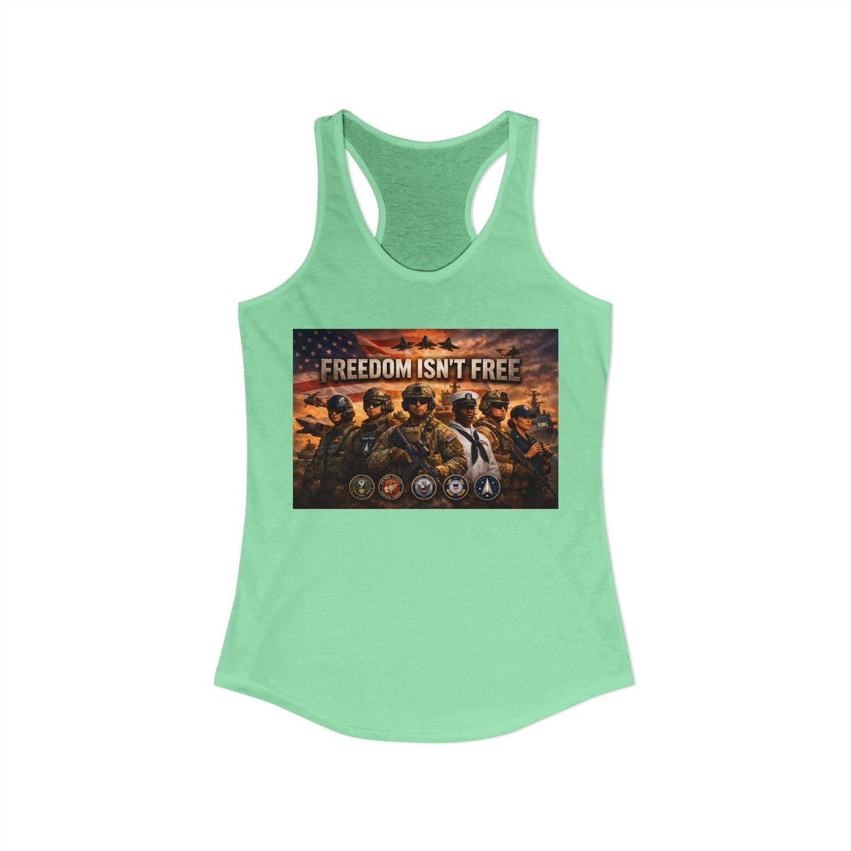 Freedom Isn't Free Women's Racerback Tank