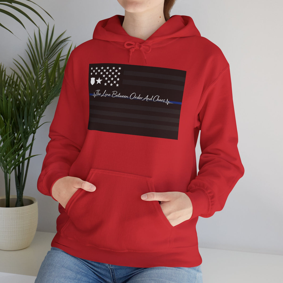 Thin Blue Line Unisex Hoodie