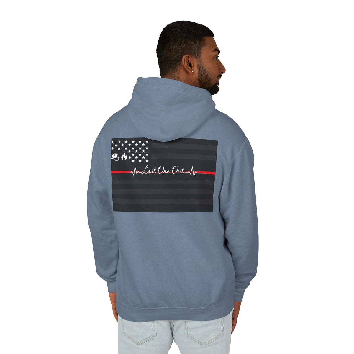 Thin Red Line Unisex Lightweight Hoodie