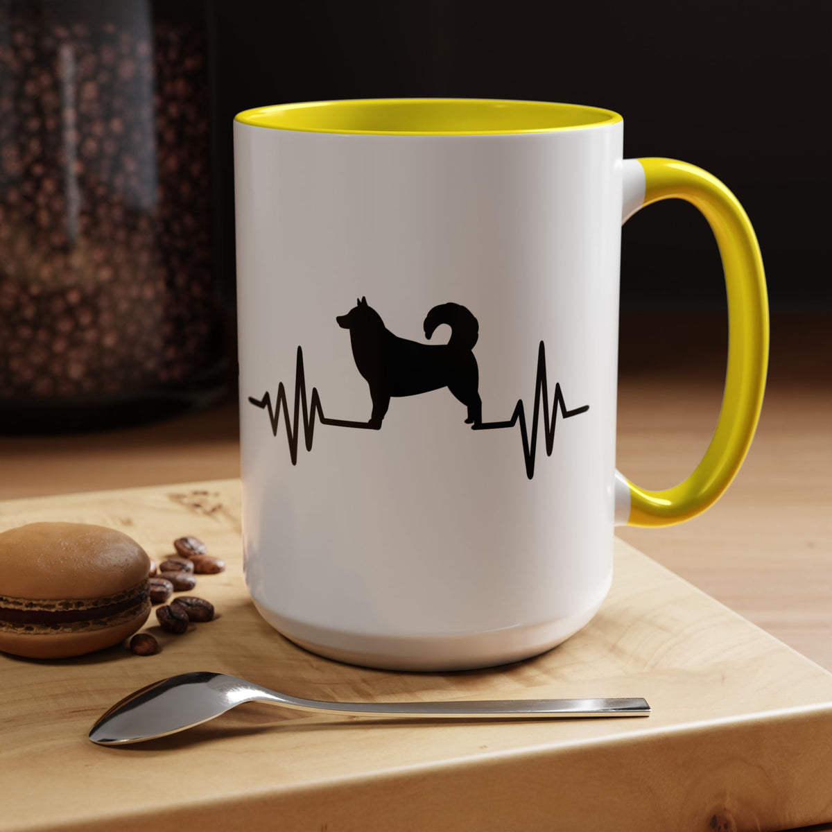 My Heart Beats For Malamutes 2-Tone Coffee Mug