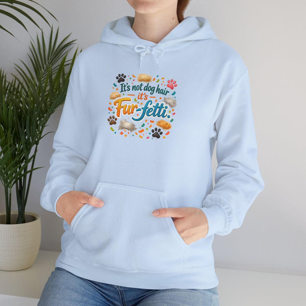 Fur-Fetti Dog Unisex Hoodie