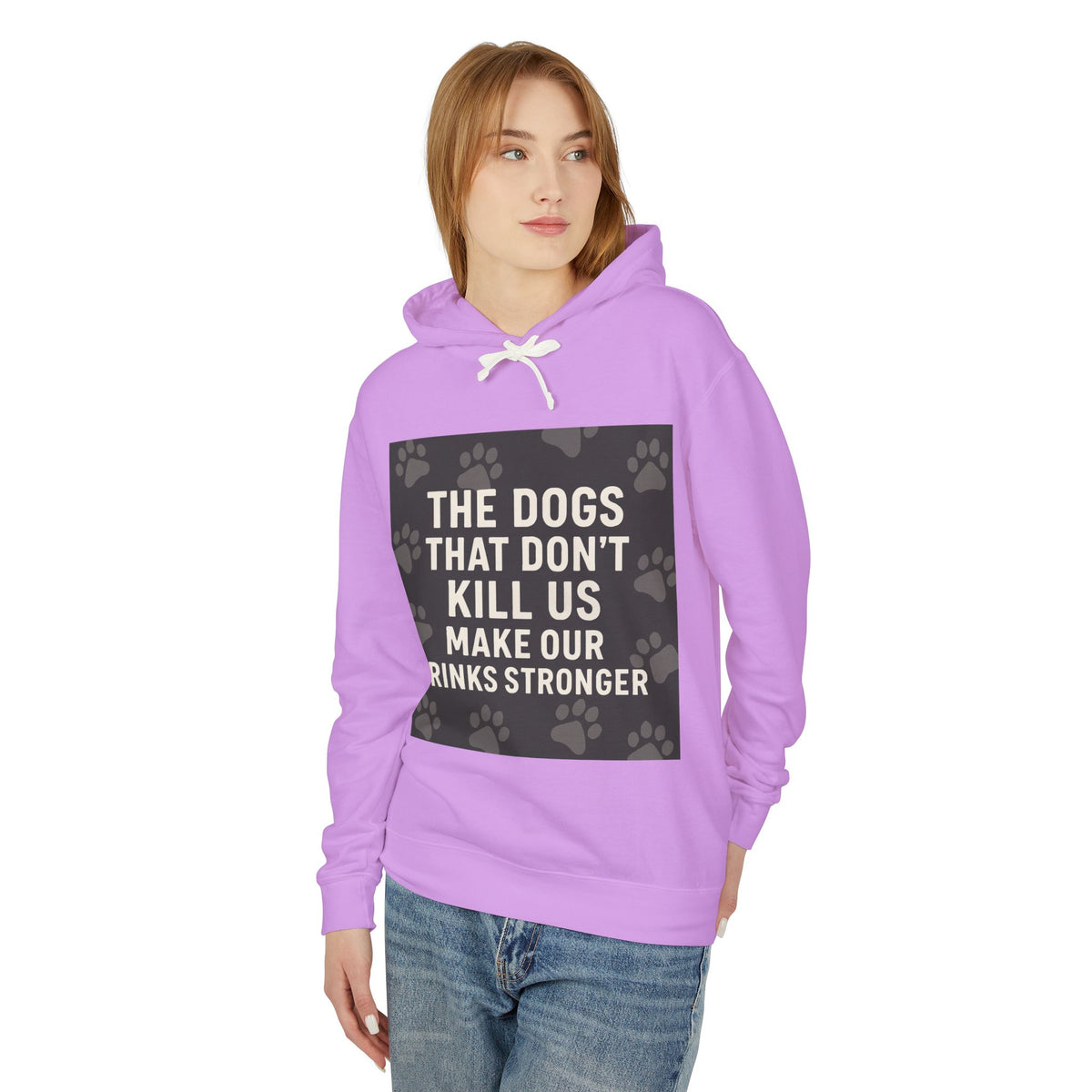 Drinks Stronger Unisex Lightweight Hoodie