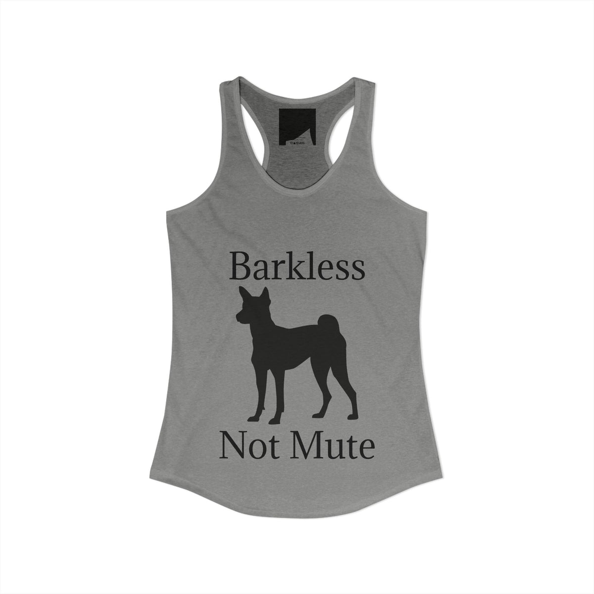 Barkless Not Mute Women's Racerback Tank