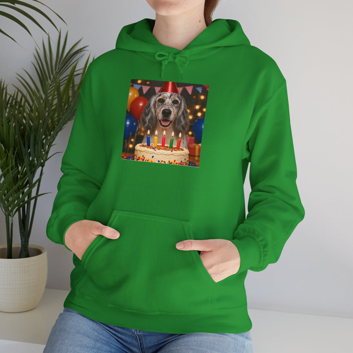 Birthday Buddy English Setter Unisex Hoodie