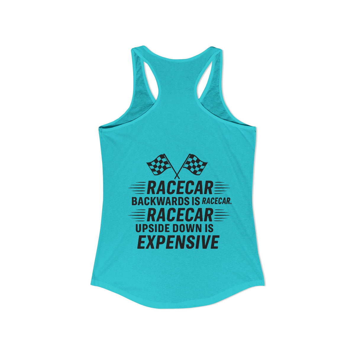 Racecar Backwards Women's Racerback Tank