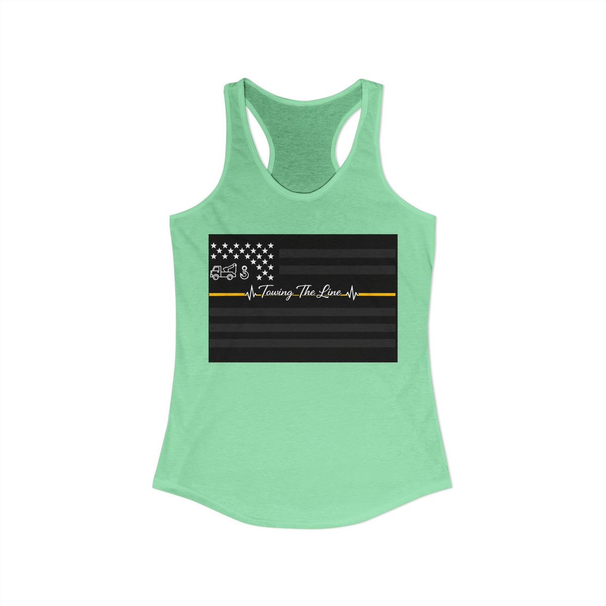Thin Yellow Line Women's Racerback Tank