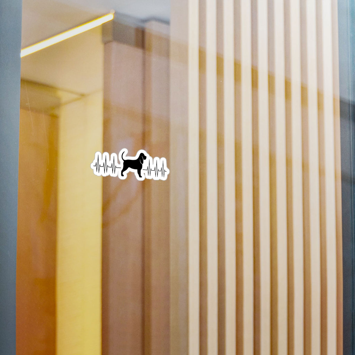 My Heart Beats For Bloodhounds Vinyl Decal