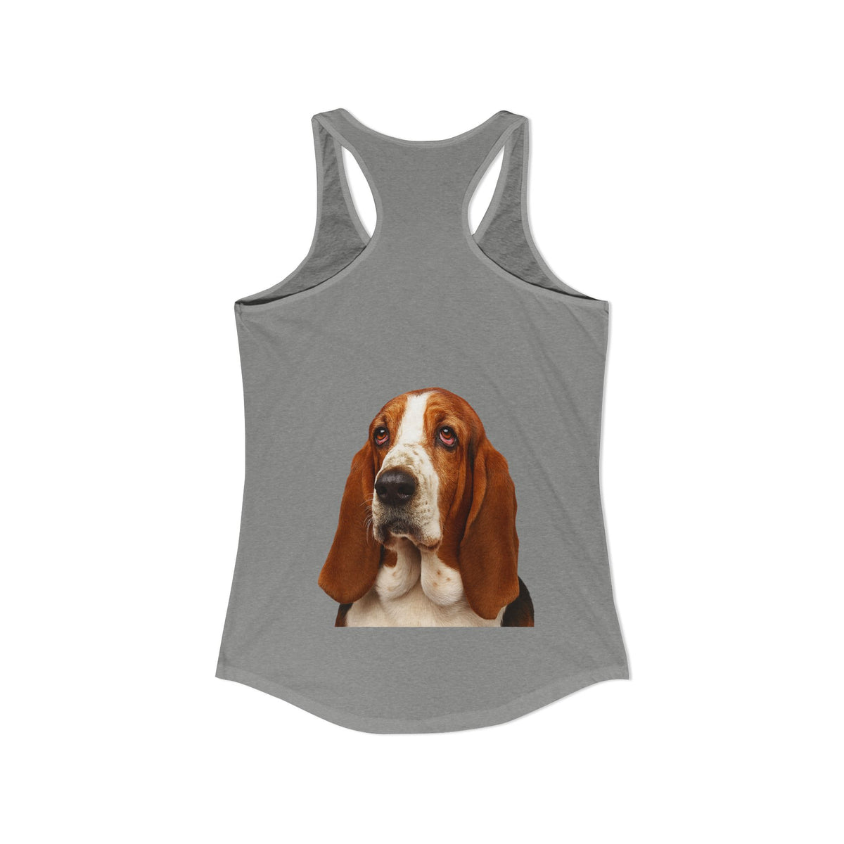 Basset Head Women's Racerback Tank