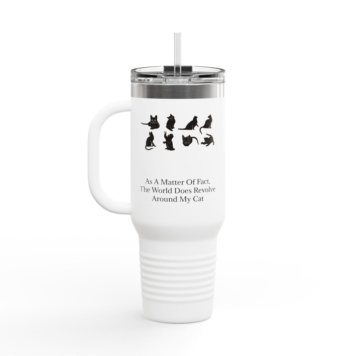 Matter Of Fact Cat Insulated Travel Mug