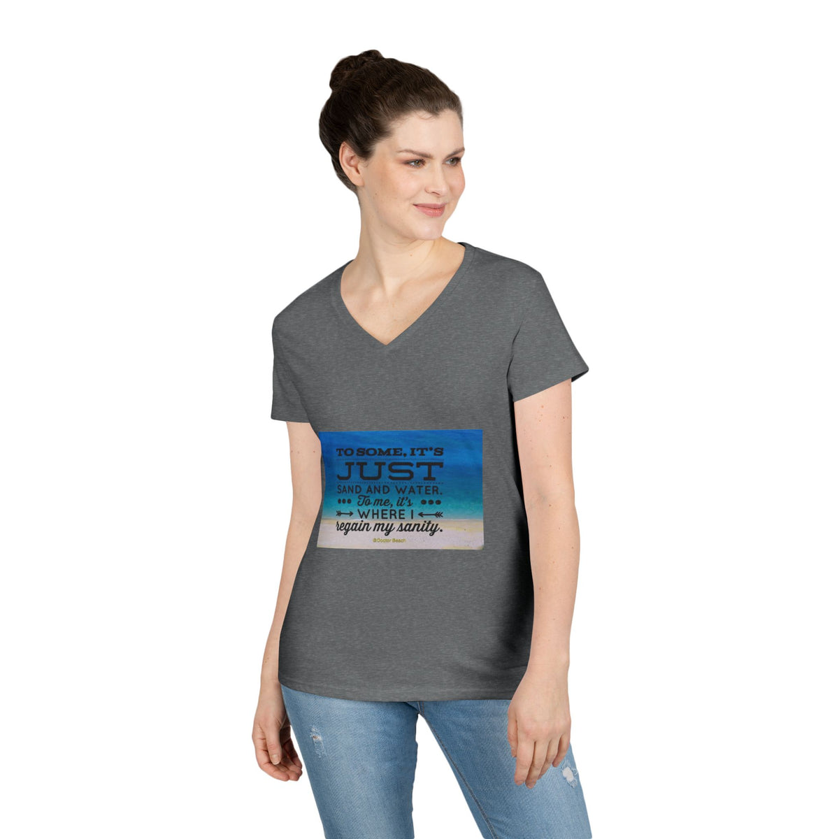 Dr. Beach Women's V-Neck Tee