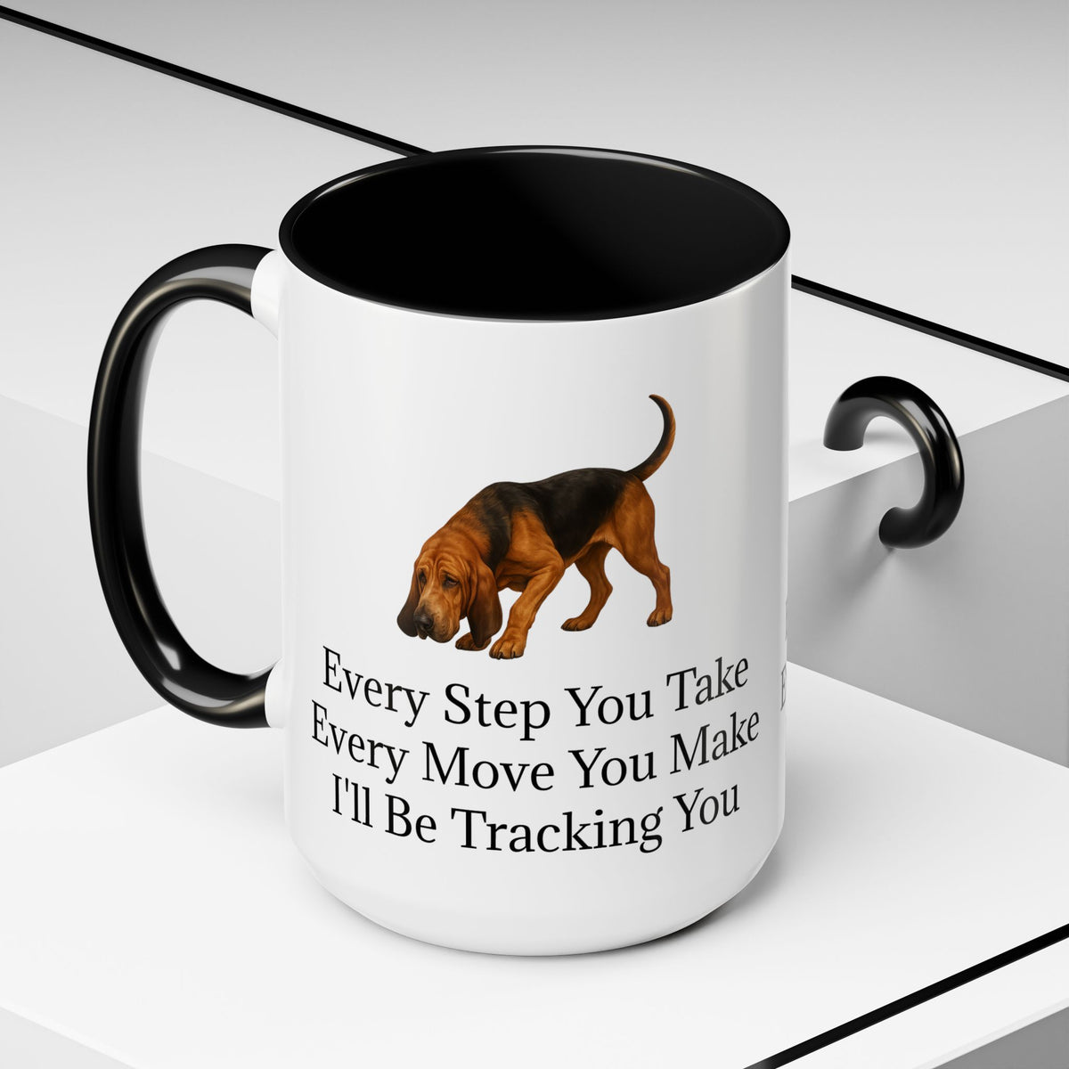 Tracking You 2-Tone Coffee Mug