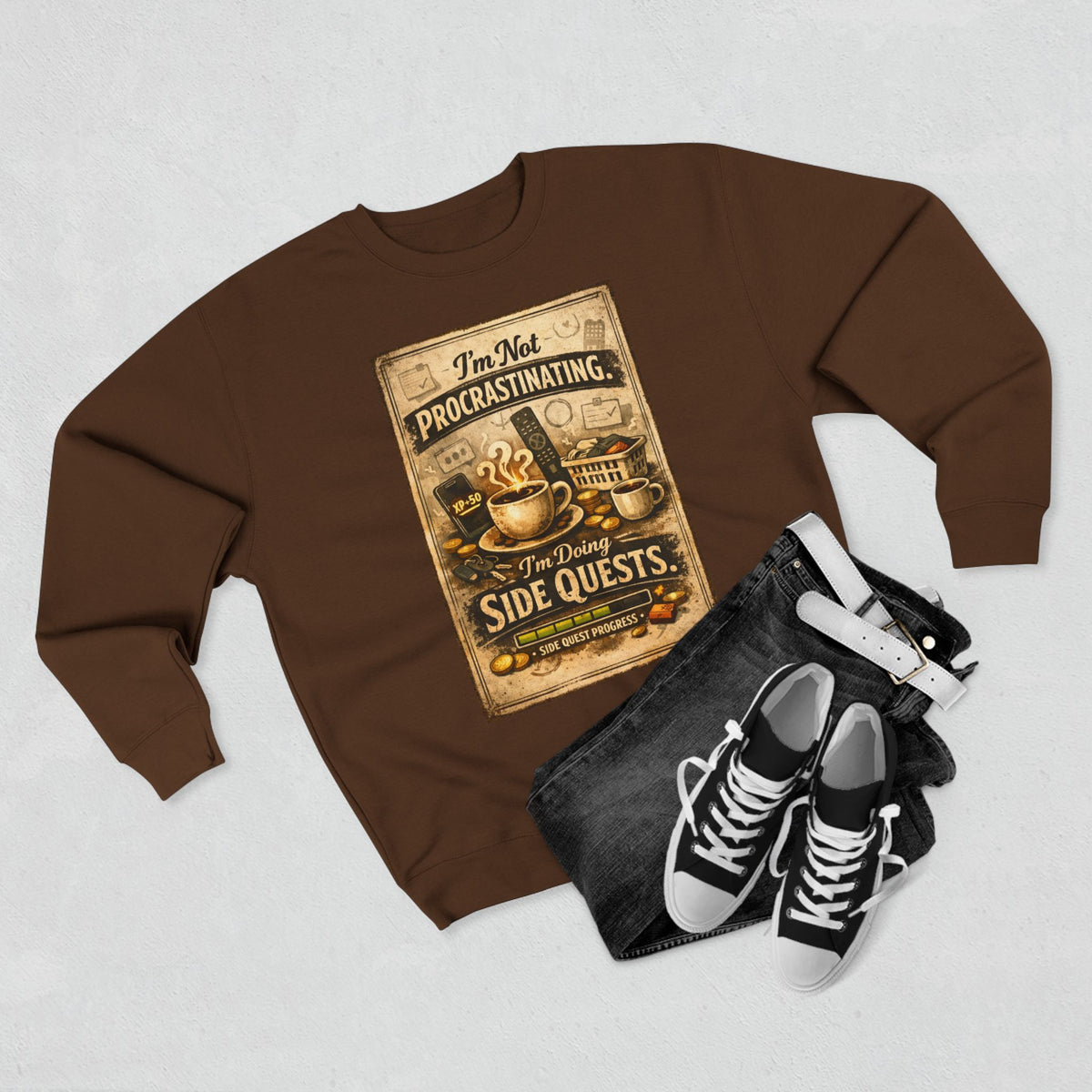 Procrastinating Unisex Crewneck Sweatshirt