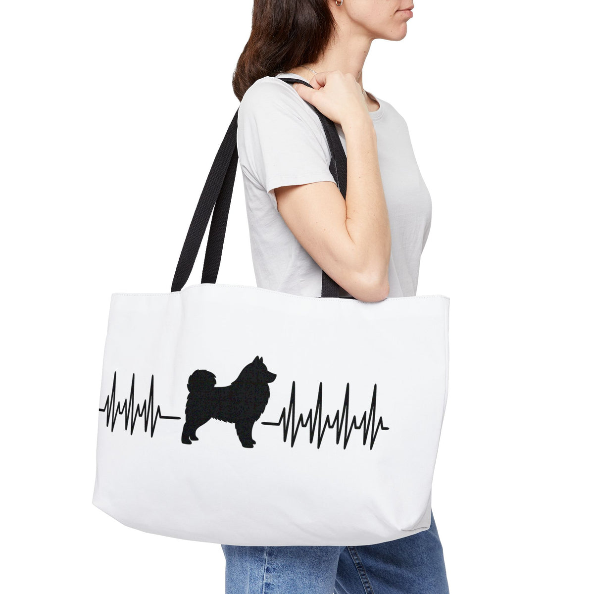 My Heart Beats For Samoyeds Weekender Tote Bag