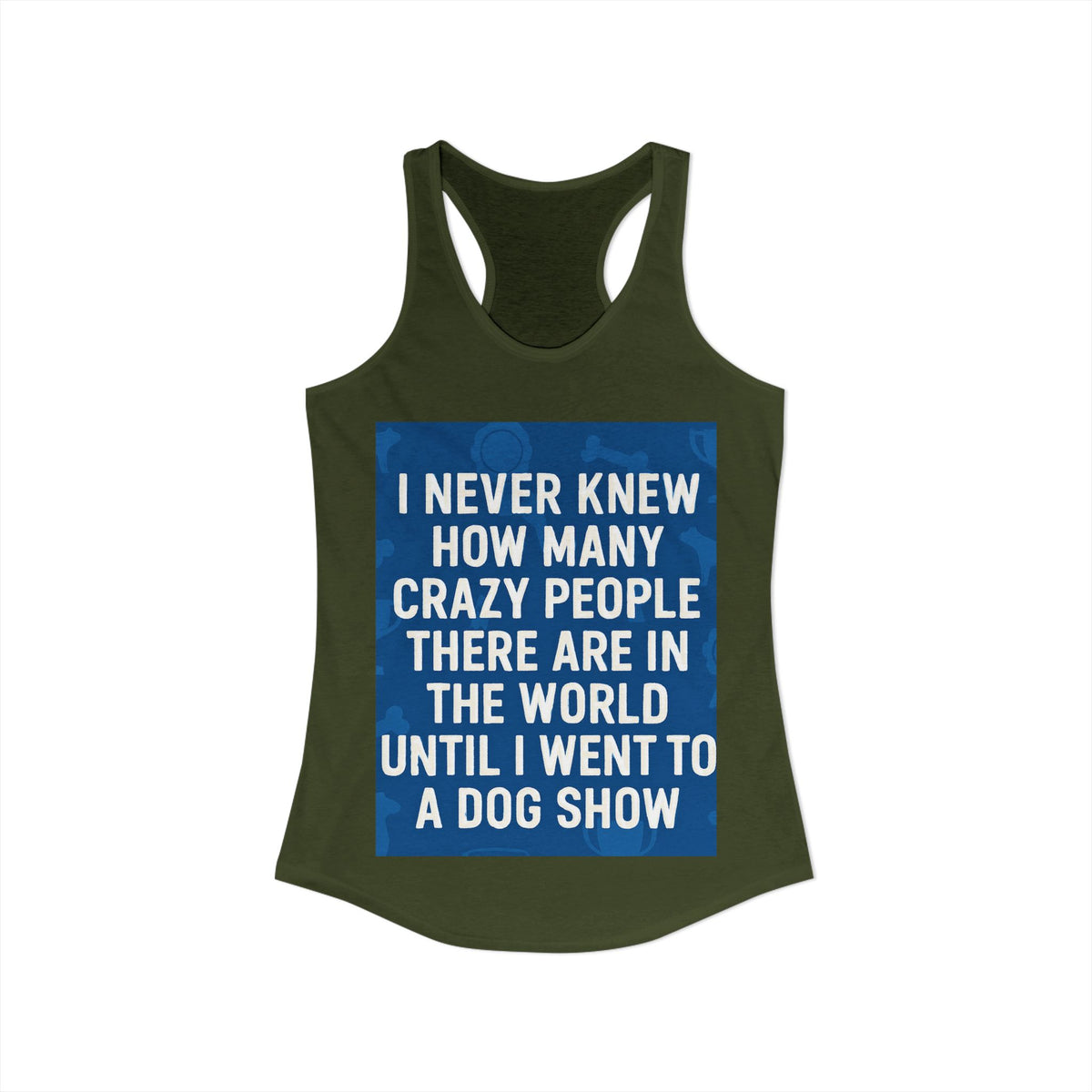 Never Knew Women's Racerback Tank