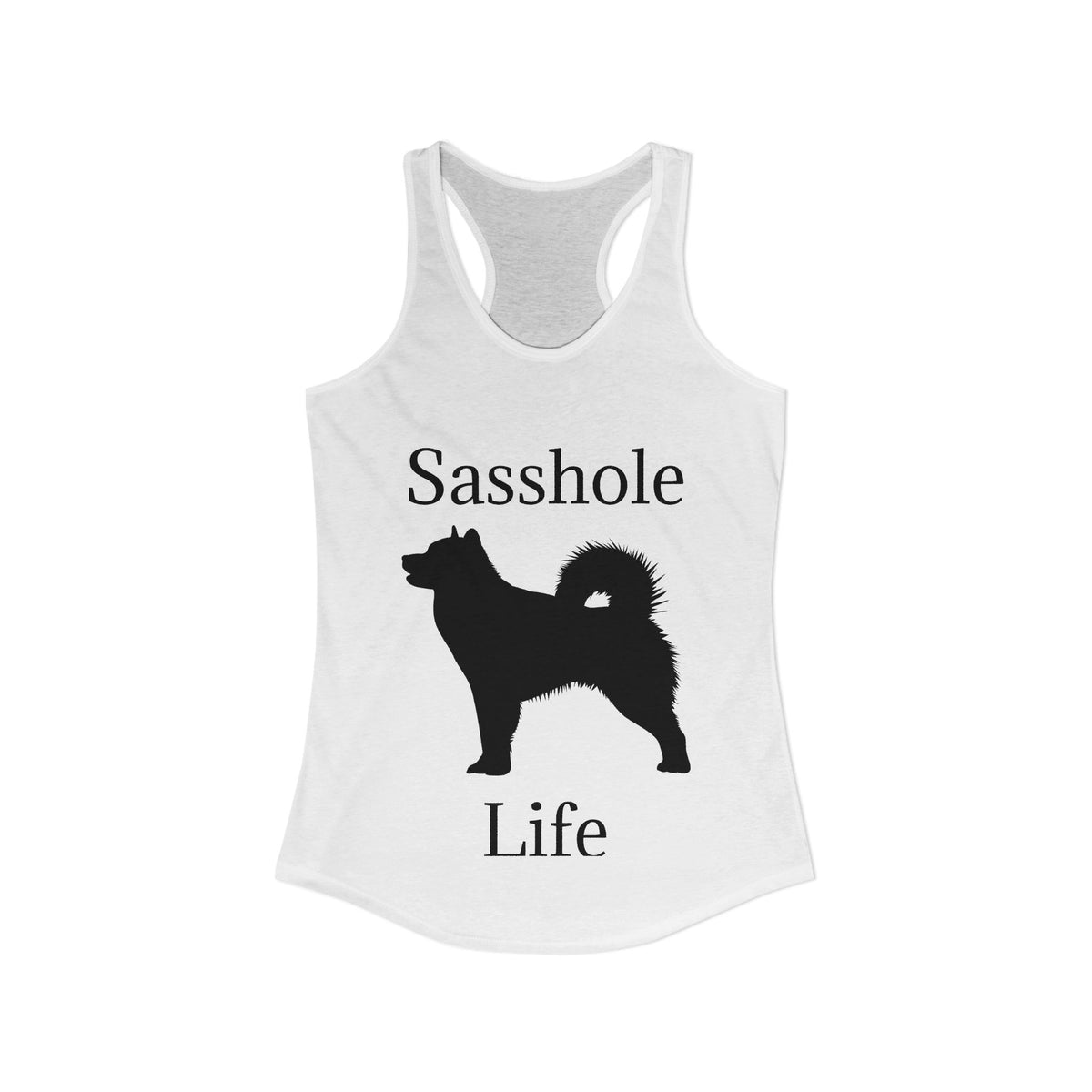 Sasshole Life Women's Racerback Tank