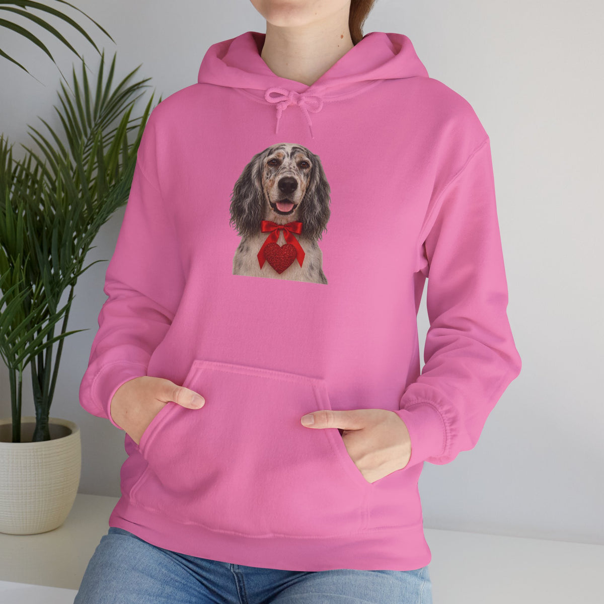 Cupid's Companion English Setter Unisex Hoodie