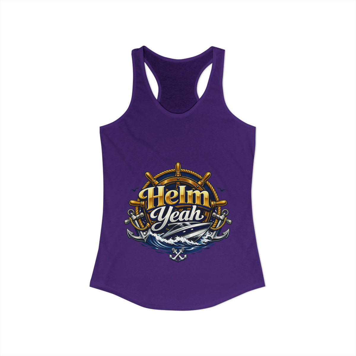 Helm Yeah Women's Racerback Tank