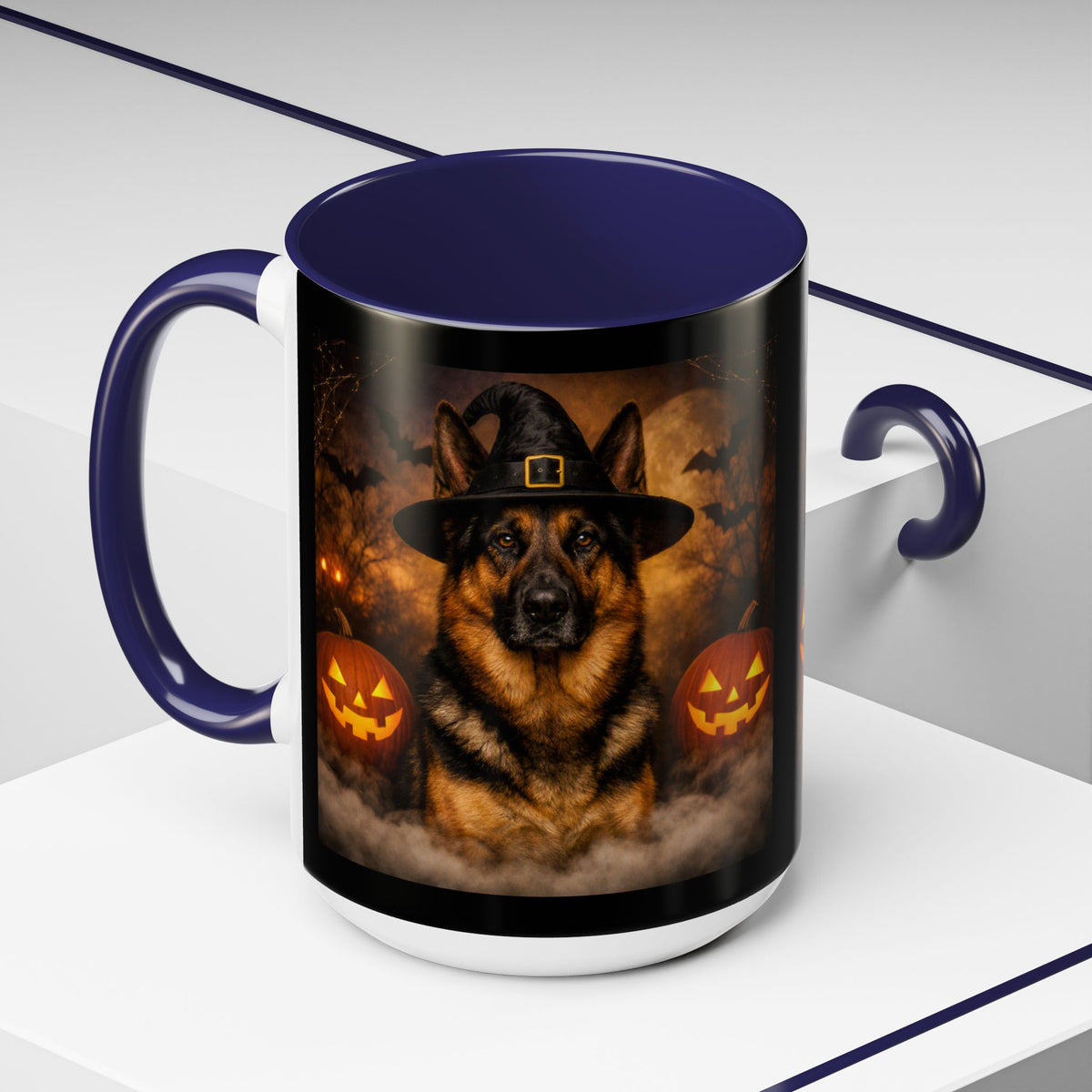 Witch Hat Pack German Shepherd 2-Tone Coffee Mug