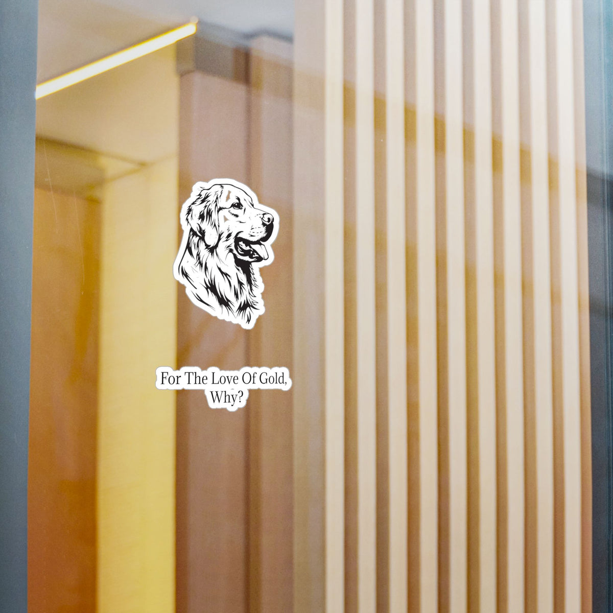 For The Love Of Gold Vinyl Decal