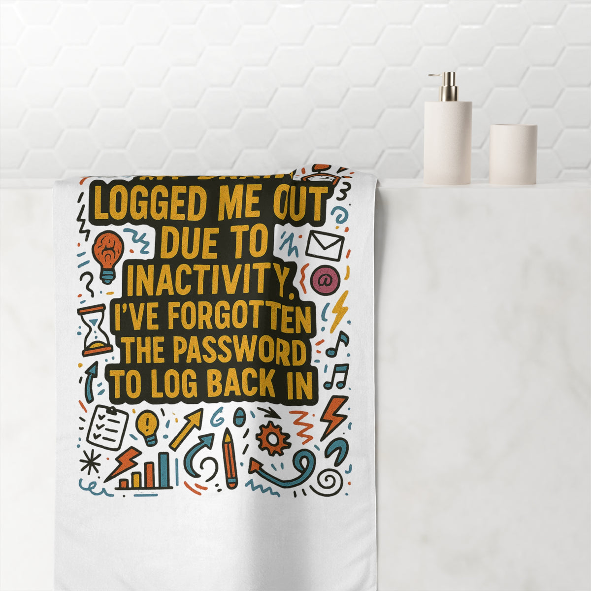 Logged Out Mink-Cotton Beach Towel