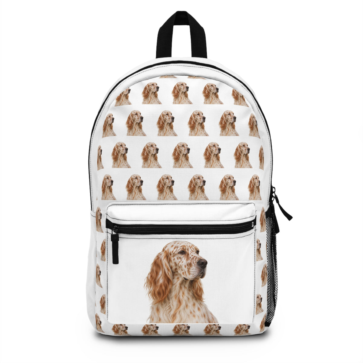 English Setter Head Backpack