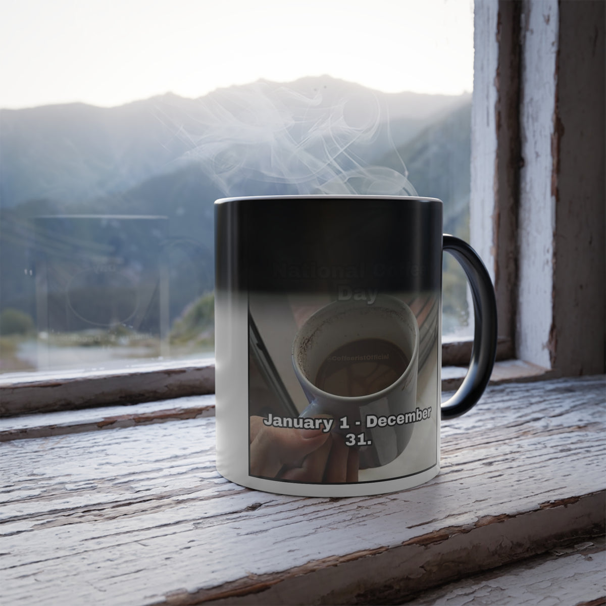 National Coffee Day Color Changing Mug