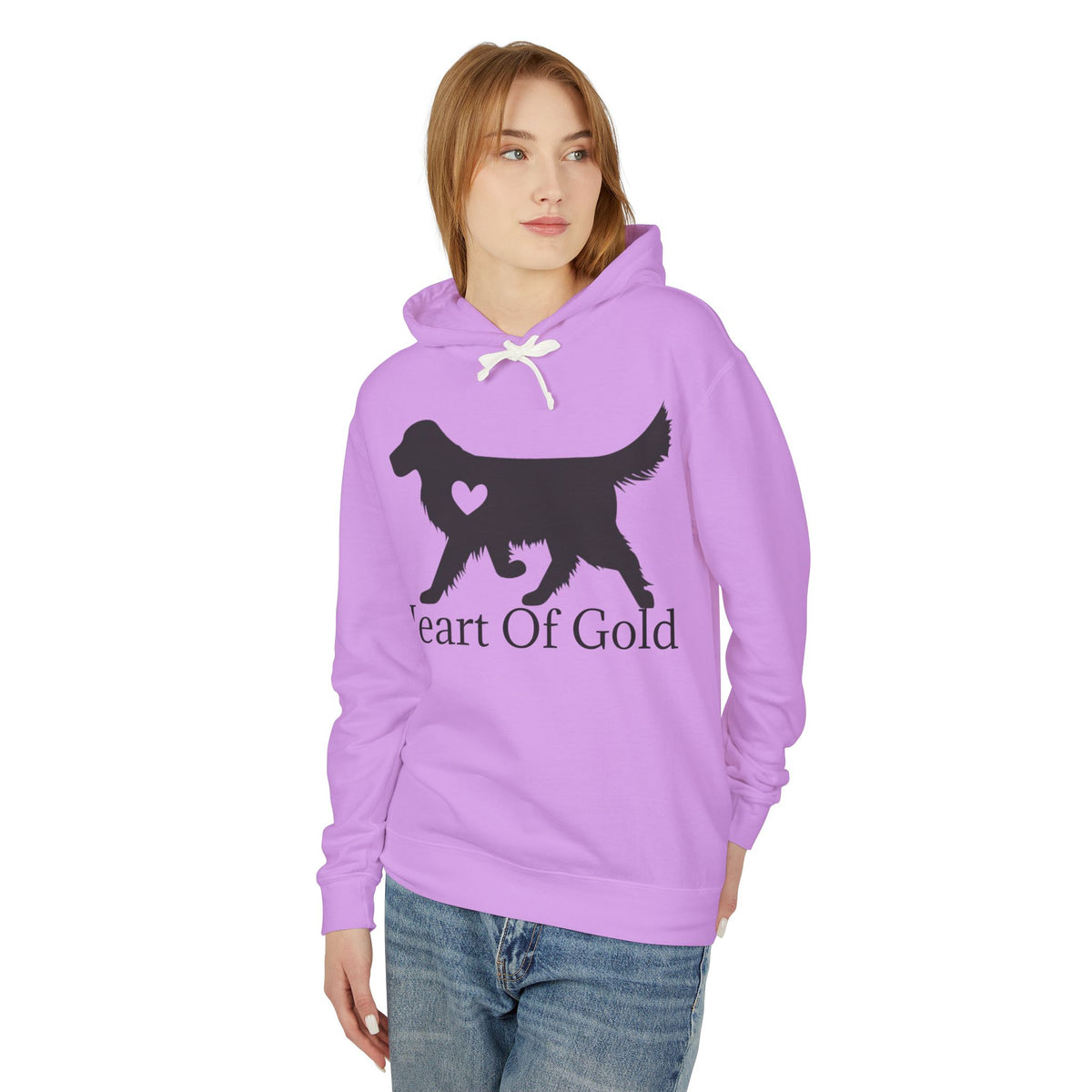 Heart Of Gold Unisex Lightweight Hoodie