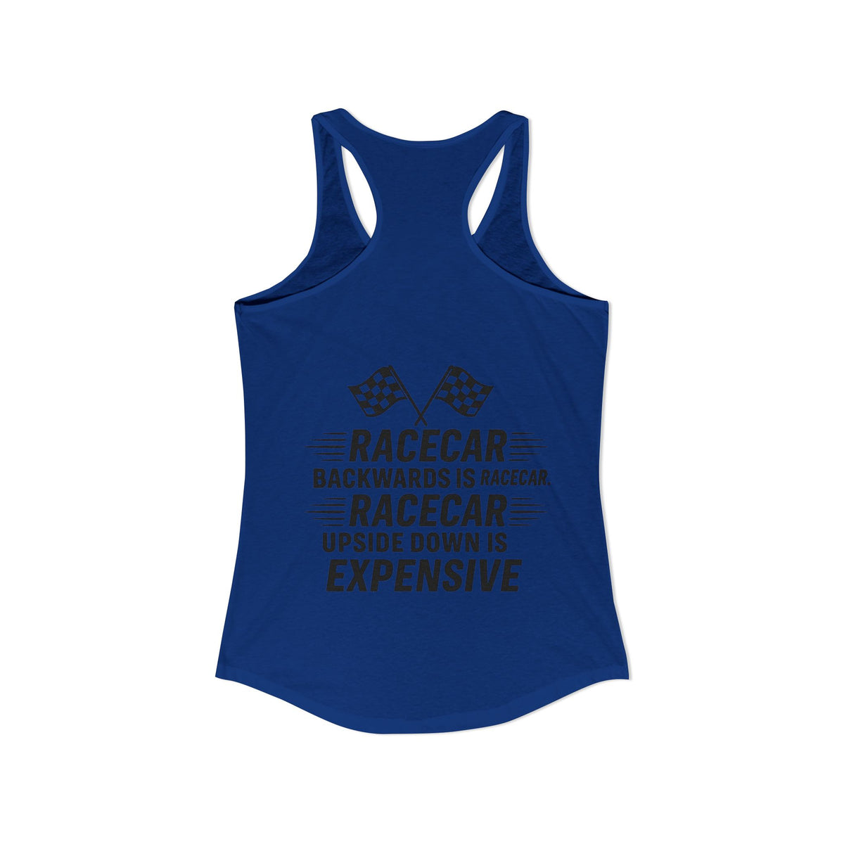 Racecar Backwards Women's Racerback Tank