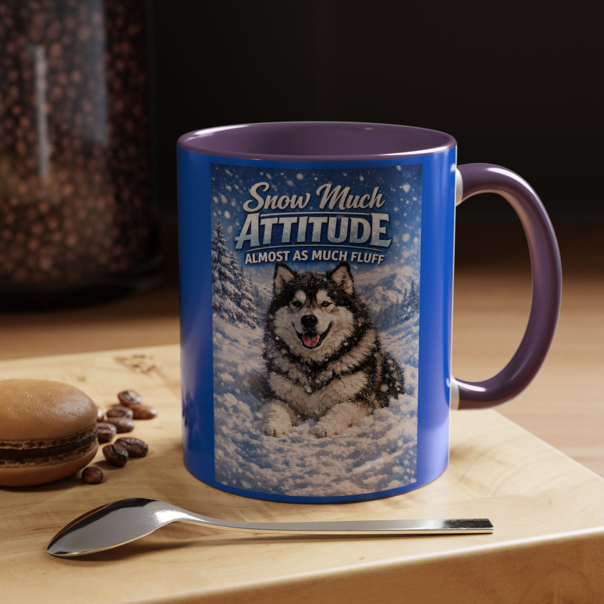 Snow Much Attitude 2-Tone Coffee Mug