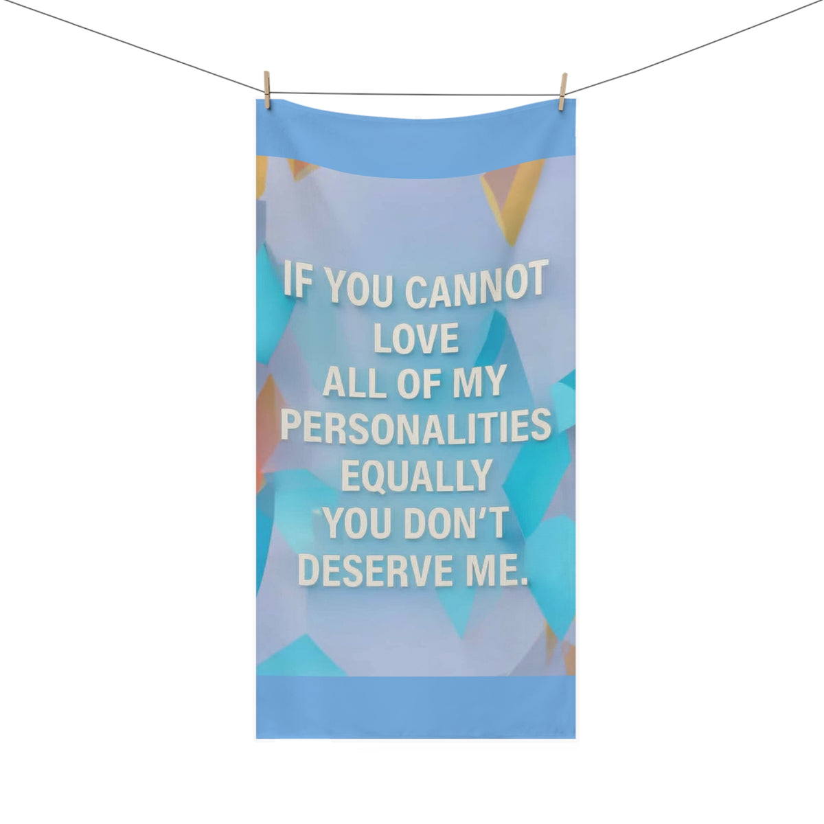All Of My Personalities Mink-Cotton Beach Towel