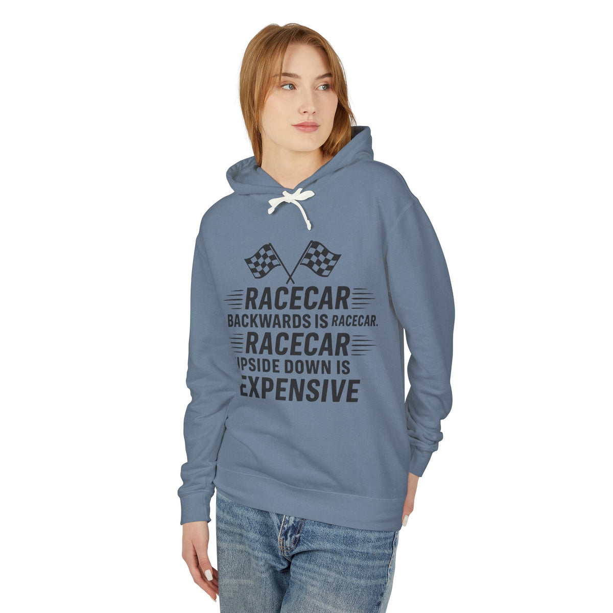 Racecar Backwards Unisex Lightweight Hoodie