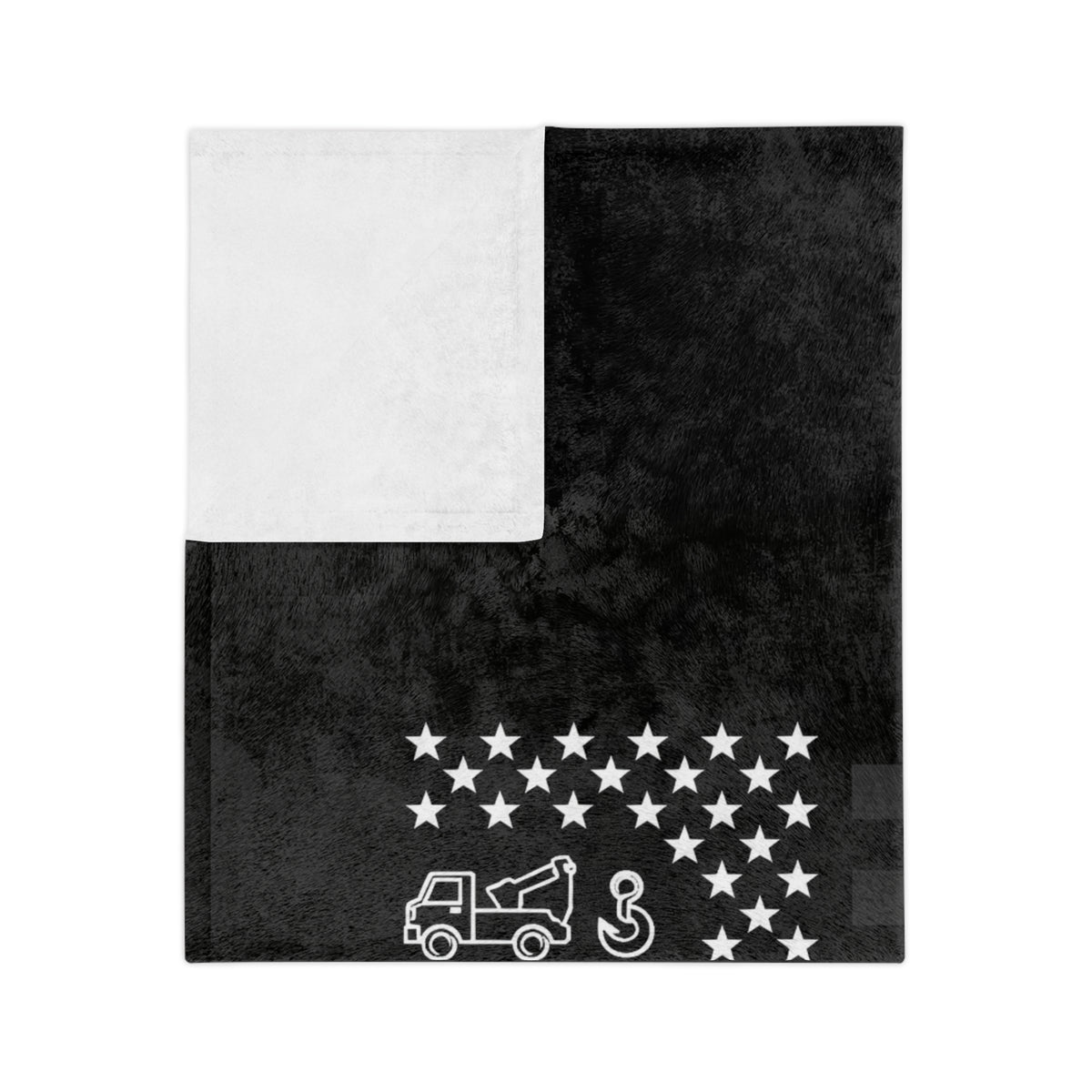 Thin Yellow Line Velveteen Microfiber Blanket