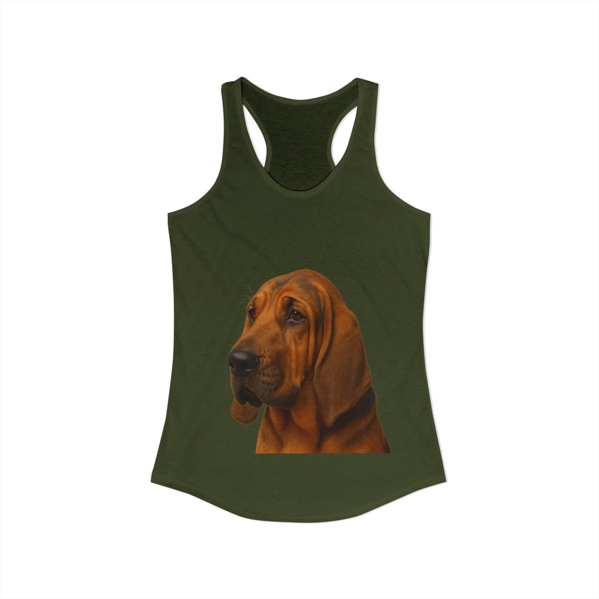 Bloodhound Head Women's Racerback Tank