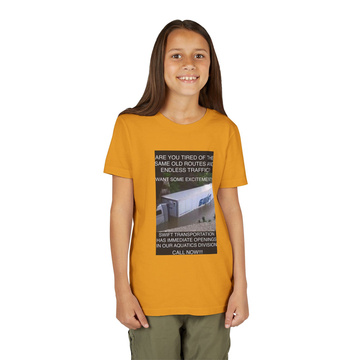Swift Aquatics Youth Unisex Short Sleeve Crewneck Tee