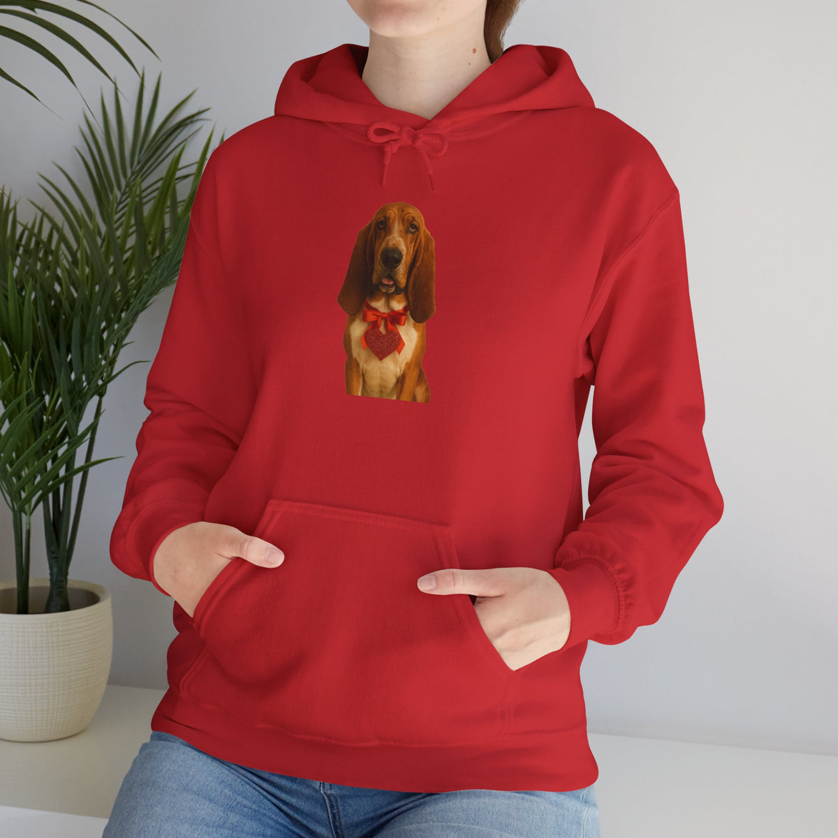 Cupid's Companion Basset Unisex Hoodie
