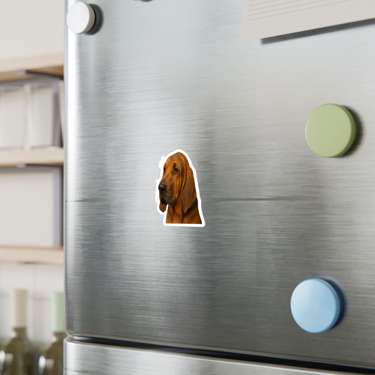 Bloodhound Head Vinyl Decal