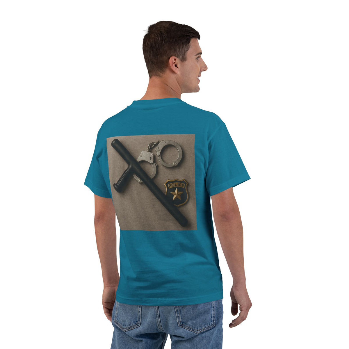 Law Enforcement Appreciation Men's Short-Sleeve Crewneck Tee