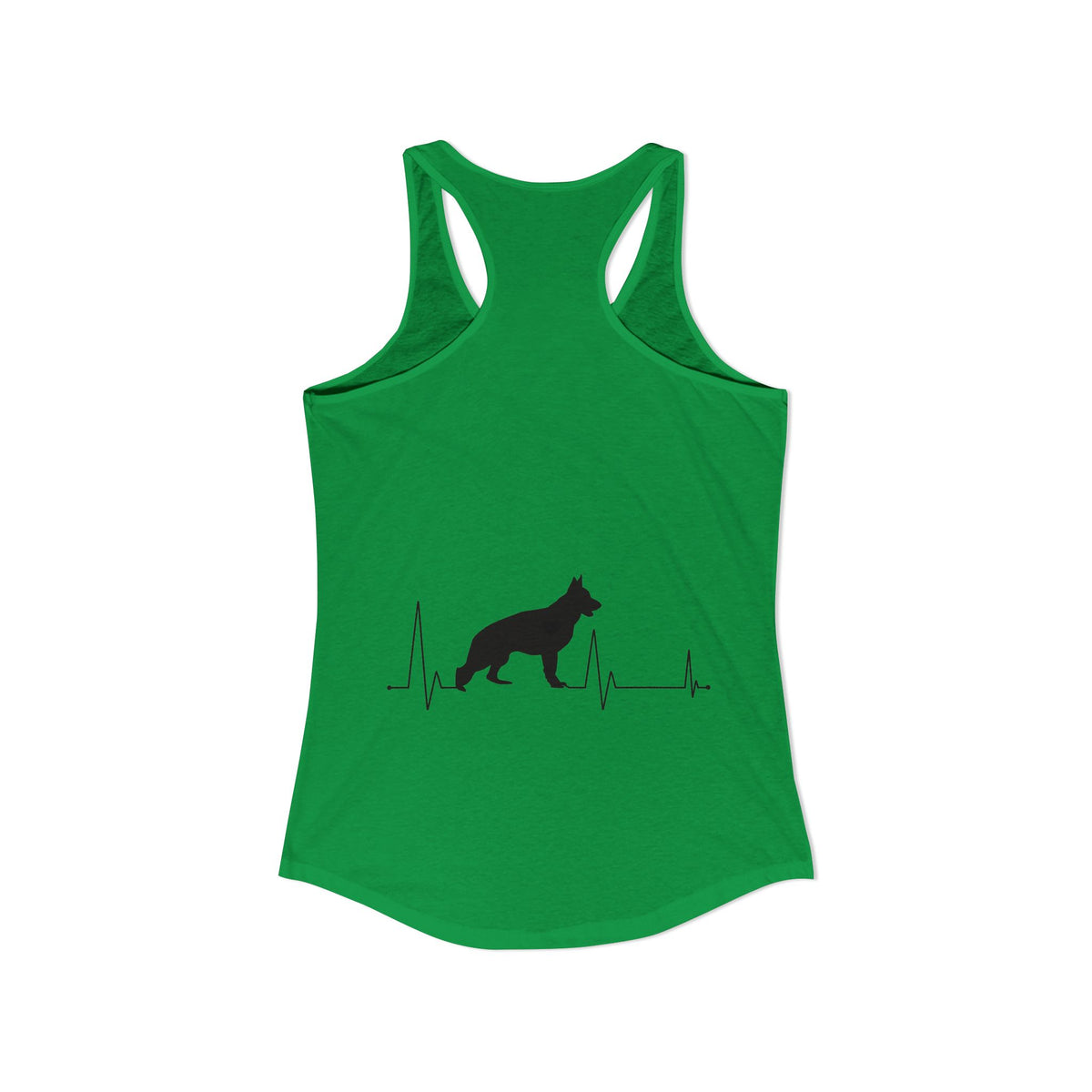 My Heart Beats For German Shepherds Women's Racerback Tank