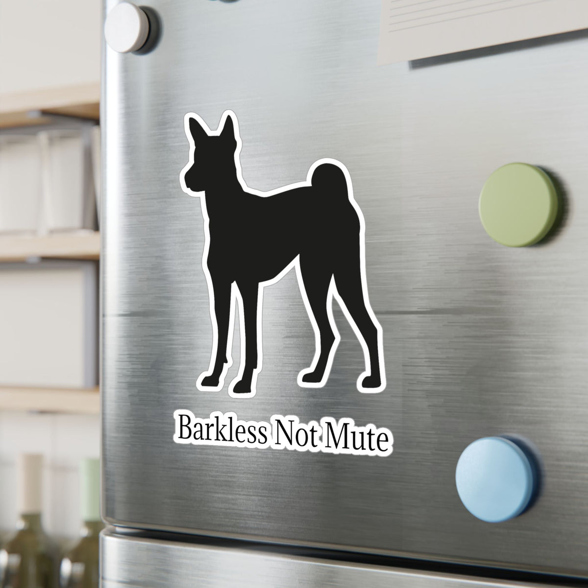Barkless Not Mute Vinyl Decal