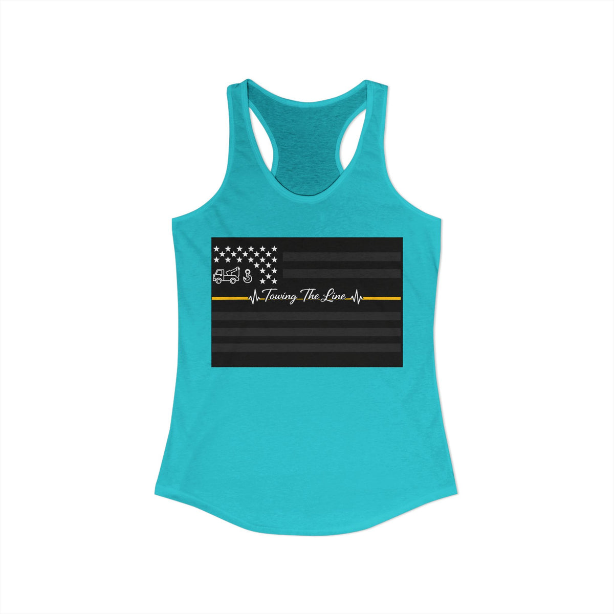 Thin Yellow Line Women's Racerback Tank