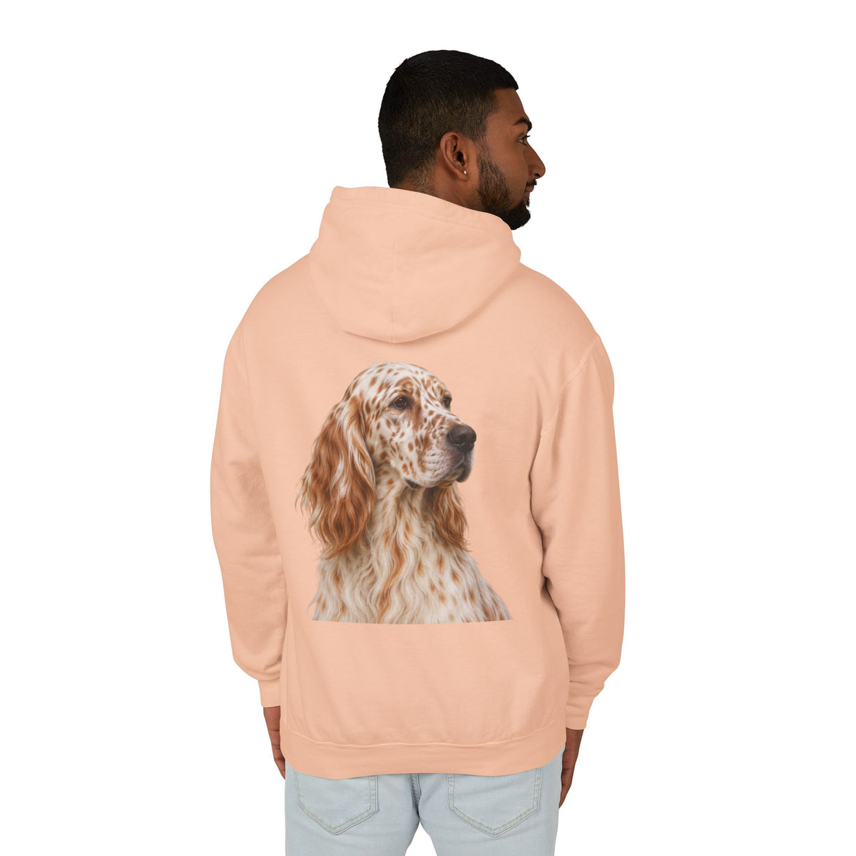 English Setter Head Unisex Lightweight Hoodie