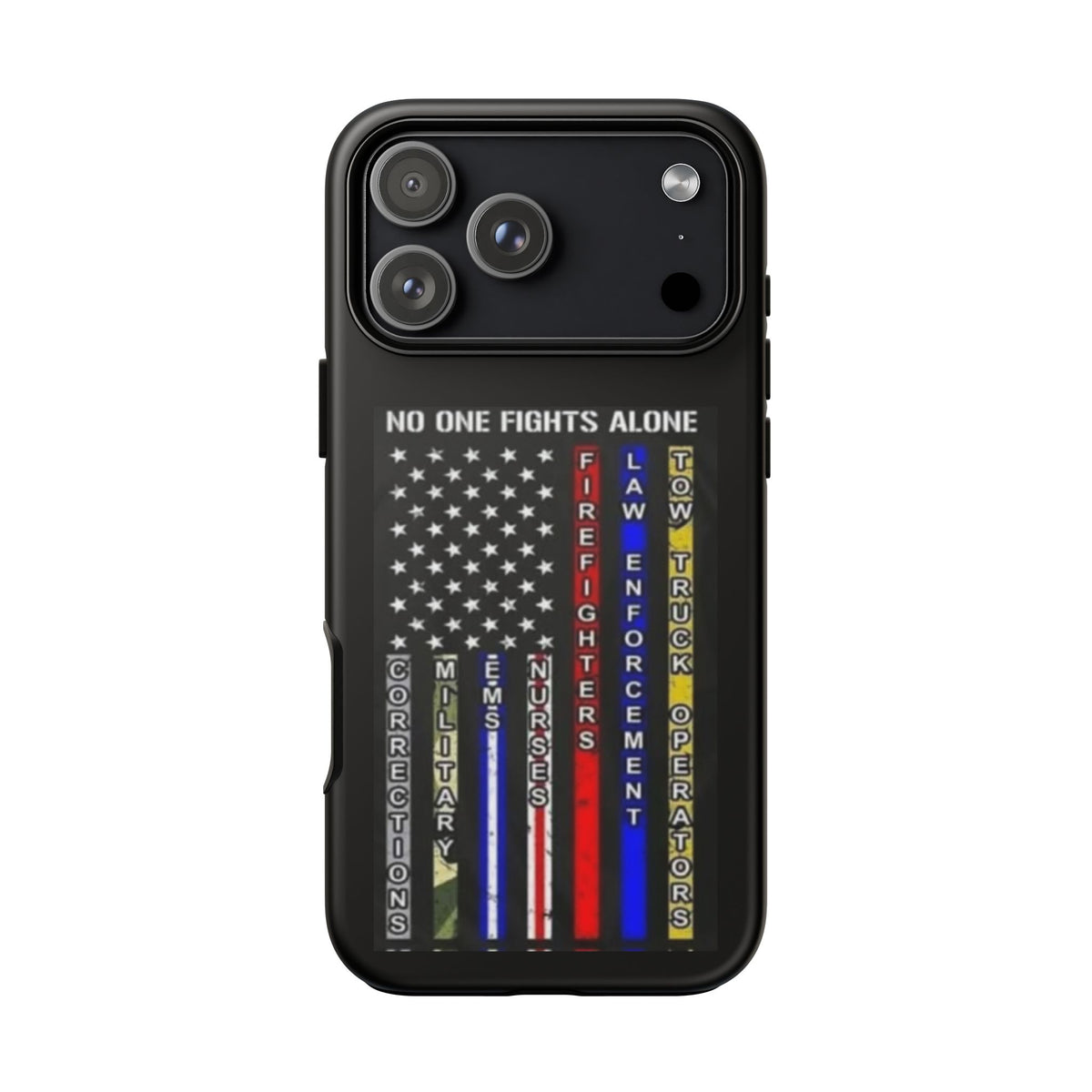 No One Fights Alone iPhone Case