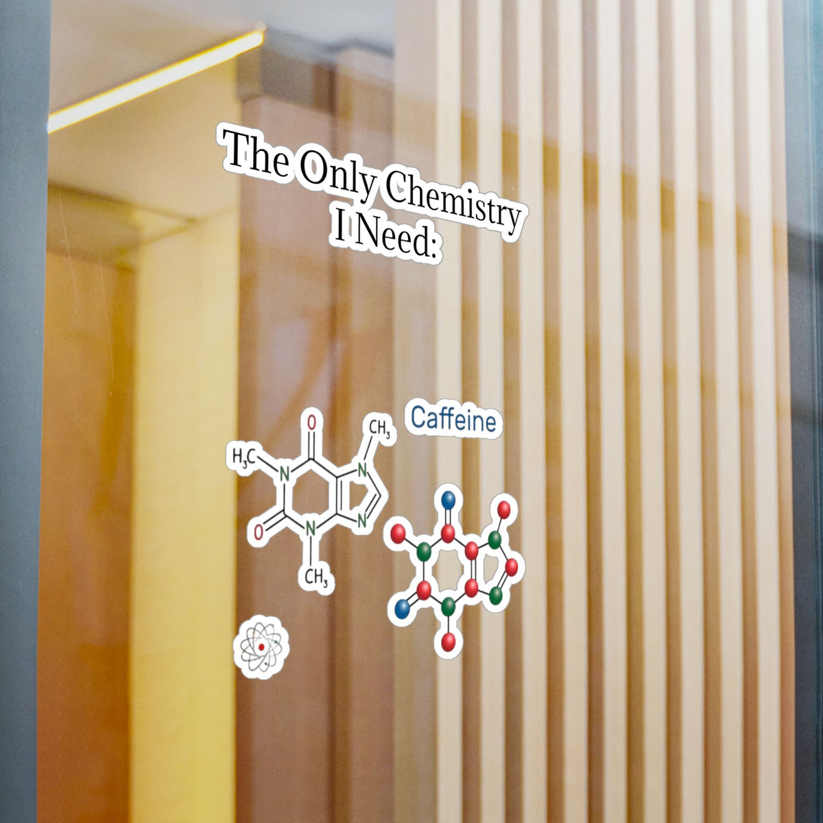 Chemistry Lesson Vinyl Decal