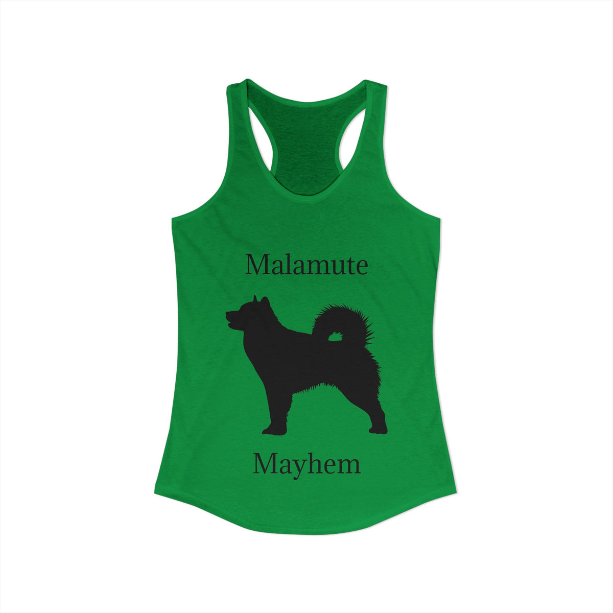 Malamute Mayhem Women's Racerback Tank