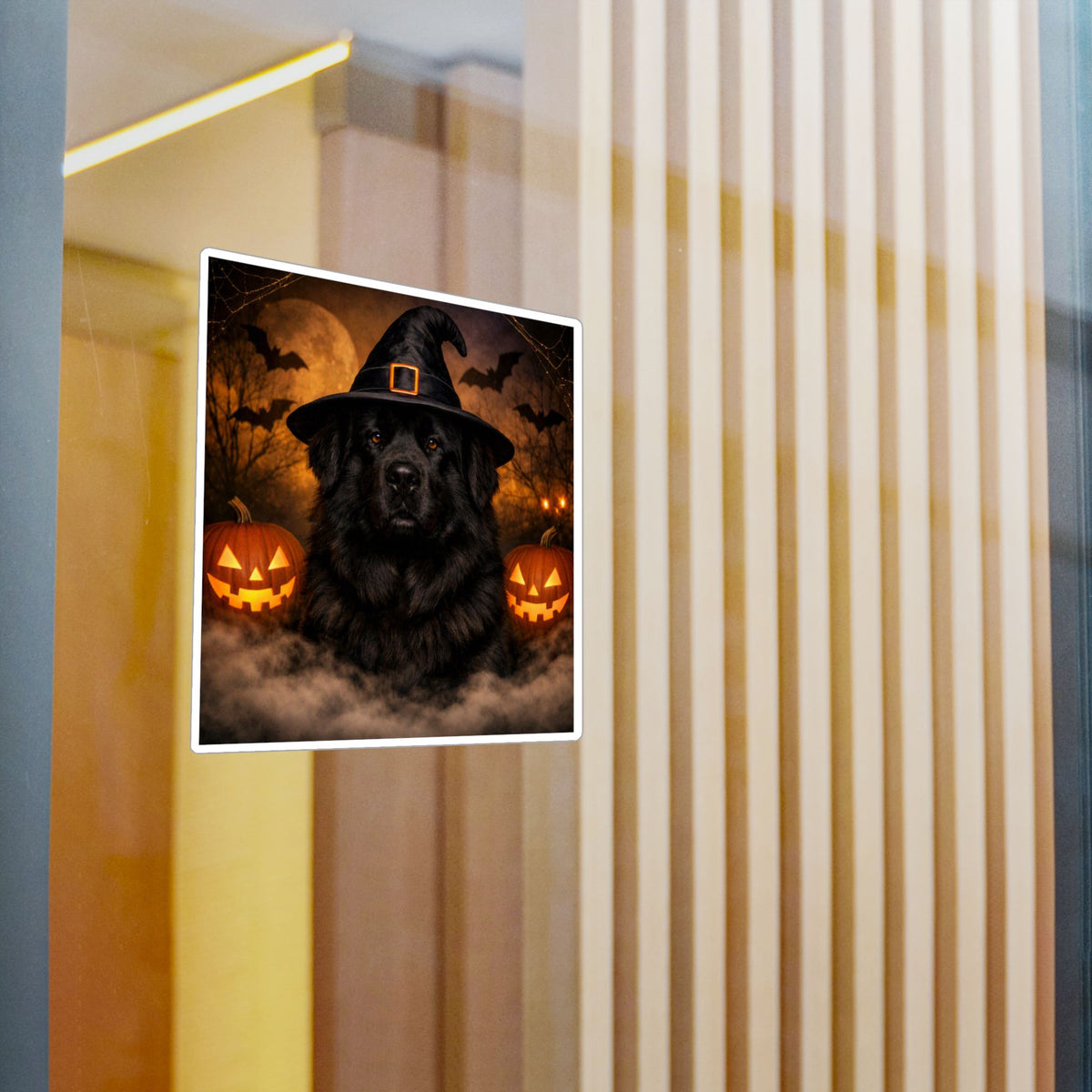 Witch Hat Pack Newfie Vinyl Decal
