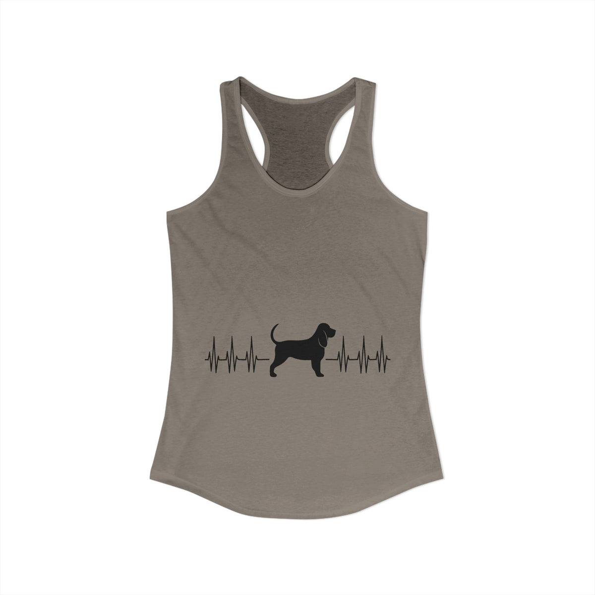My Heart Beats For Bloodhounds Women's Racerback Tank