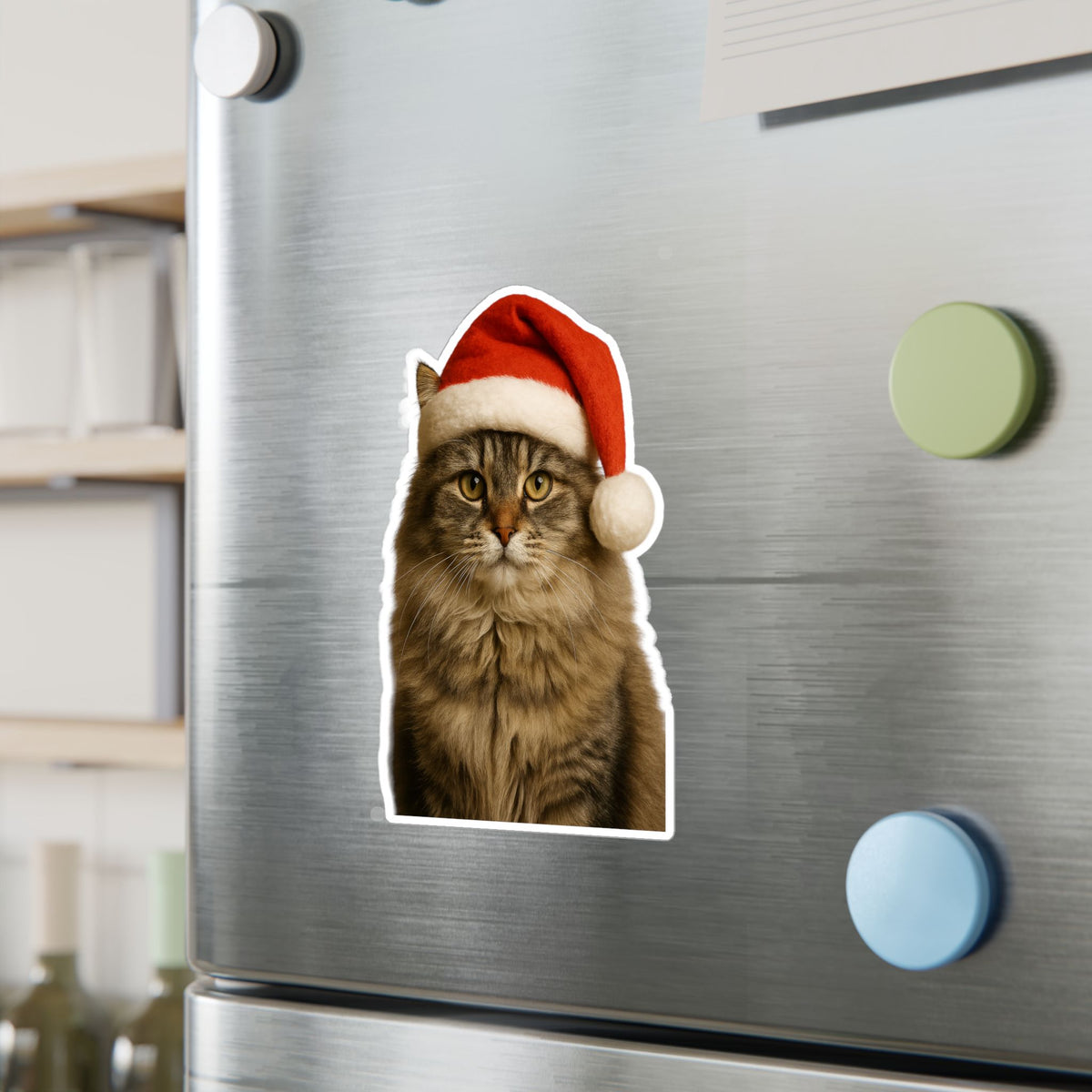 Santa Paws Cat Vinyl Decal