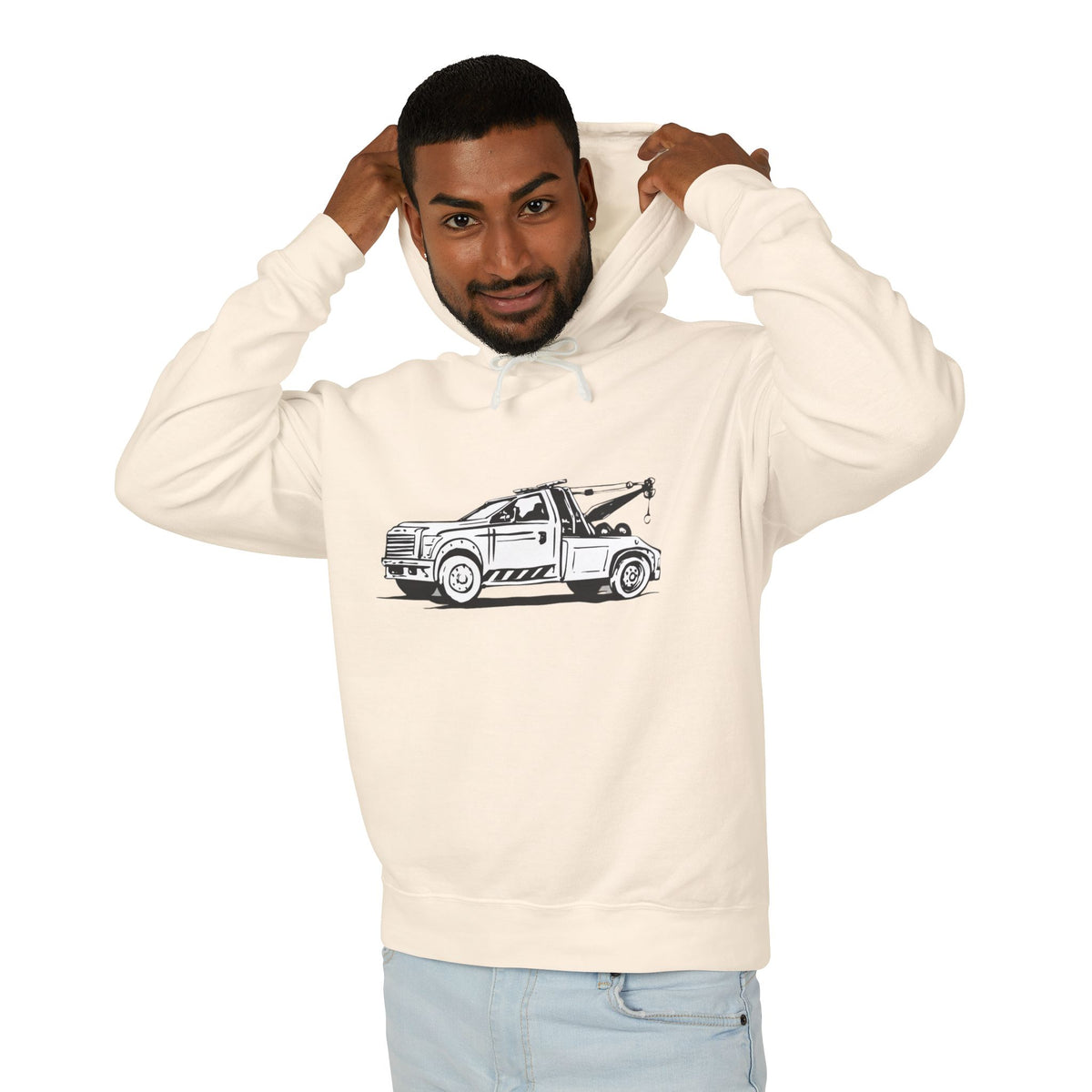 Wheel Lift Tow Truck Unisex Lightweight Hoodie