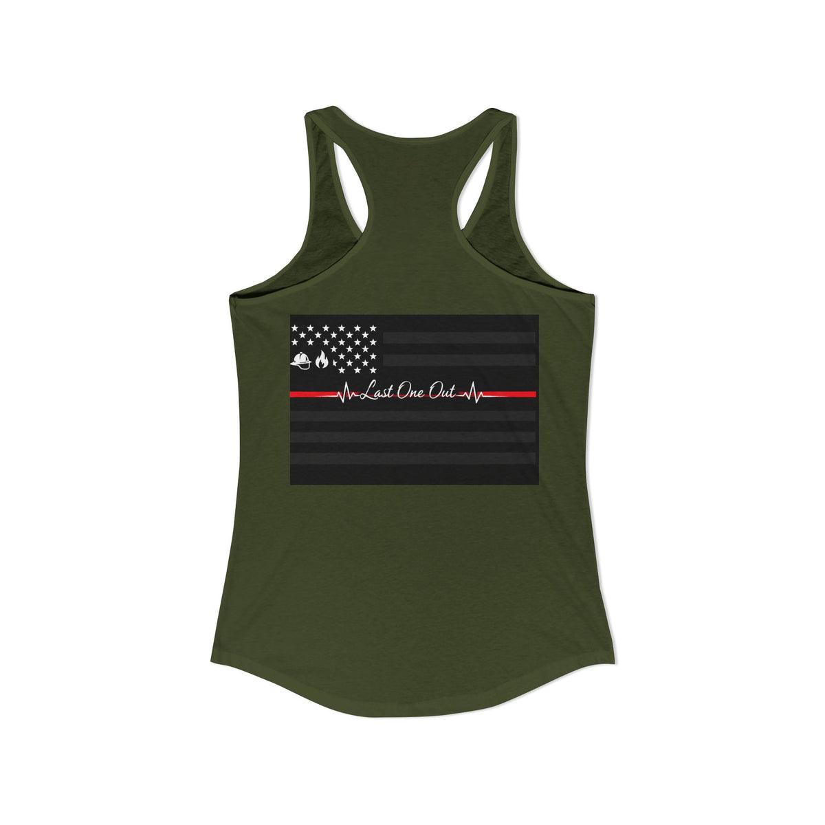 Thin Red Line Women's Racerback Tank